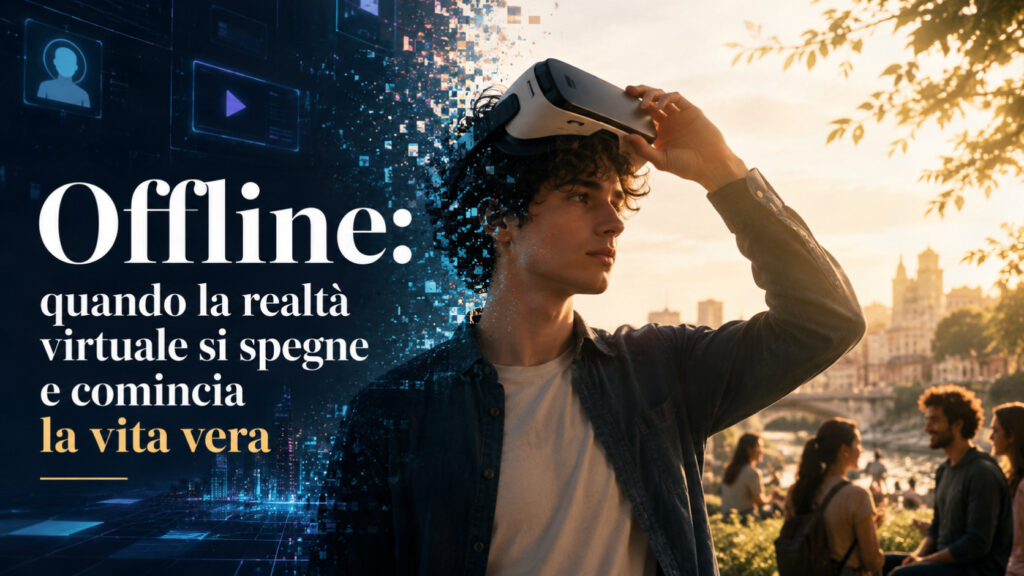 Offline: quando la realtà virtuale si spegne e comincia la vita vera.