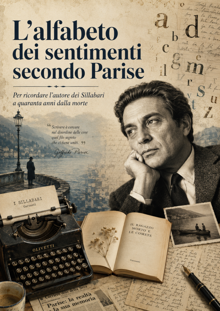 L’alfabeto dei sentimenti secondo Parise