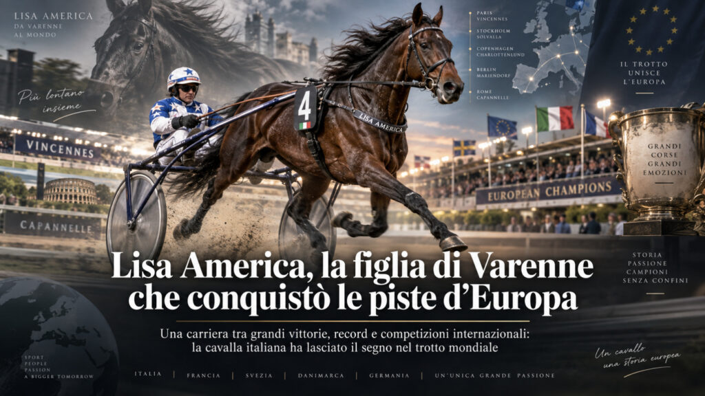 Lisa America, la figlia di Varenne che conquistò le piste d’Europa