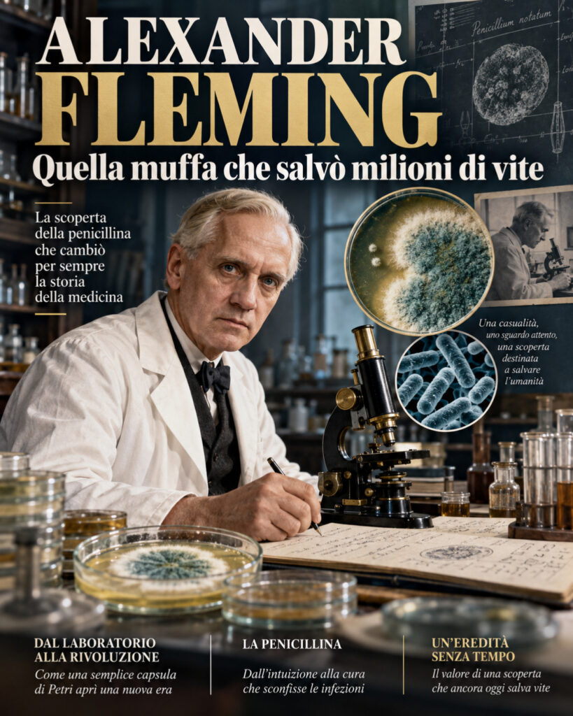 Alexander Fleming: quella muffa che salvò milioni di vite