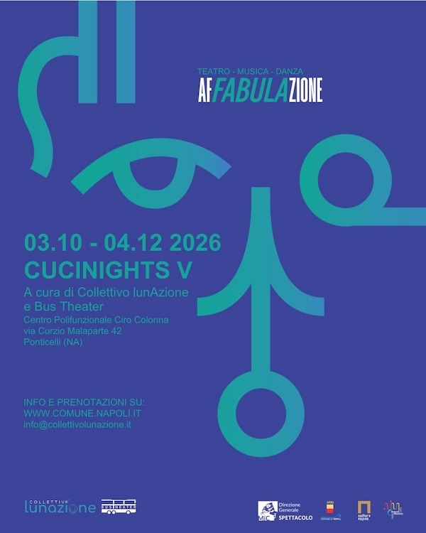 CUCINIGHT 5: a Ponticelli una rassegna trimestrale di spettacolo dal vivo, laboratori e cucina sociale. Dal 1° ottobre al 4 dicembre 2026